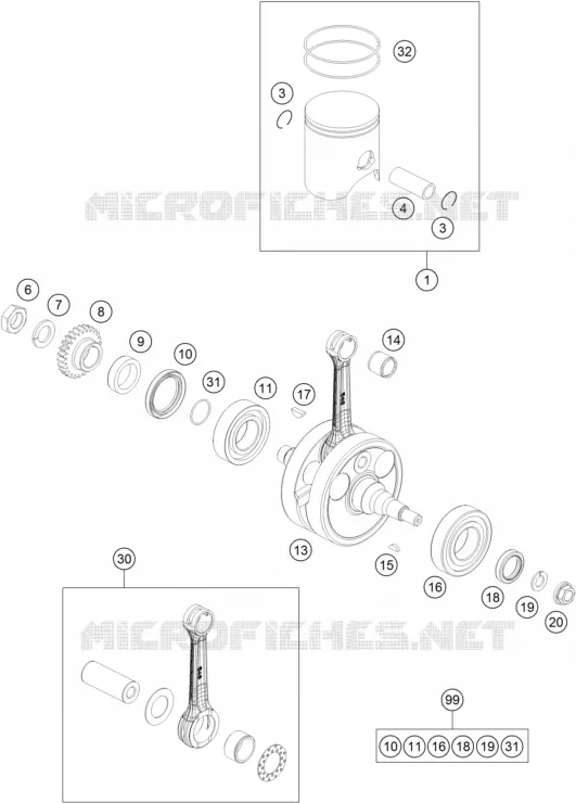 ALBERO MOTORE / PISTONE