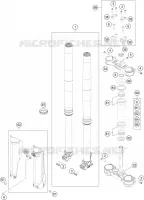 FORCELLA ANTERIORE / PIASTRA STERZO INFERIORE