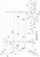 FORCELLA ANTERIORE / PIASTRA STERZO INFERIORE