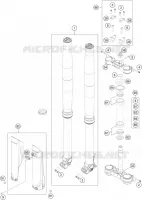 FORCELLA ANTERIORE / PIASTRA STERZO INFERIORE