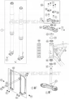 FORCELLA ANTERIORE / PIASTRA STERZO INFERIORE