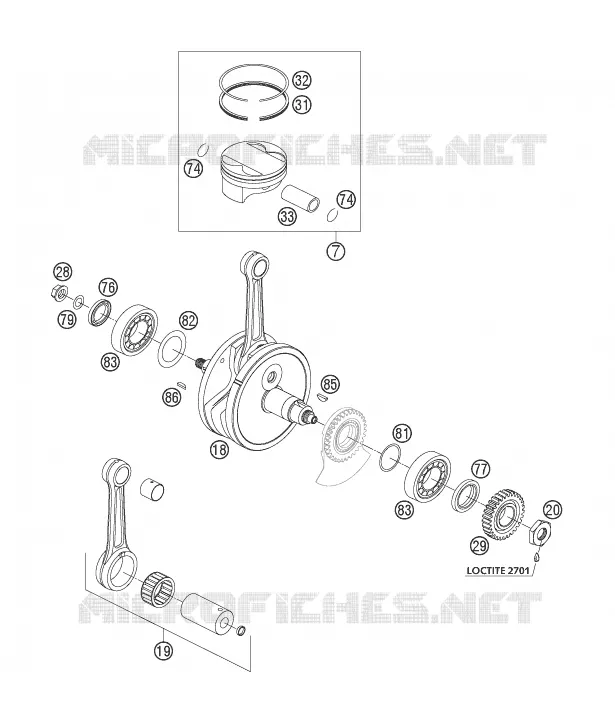 ALBERO MOTORE / PISTONE