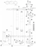 FORCELLA ANTERIORE / PIASTRA STERZO INFERIORE