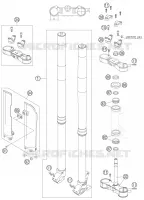 FORCELLA ANTERIORE / PIASTRA STERZO INFERIORE