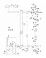 FORCELLA ANTERIORE / PIASTRA STERZO INFERIORE