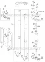 FORCELLA ANTERIORE / PIASTRA STERZO INFERIORE