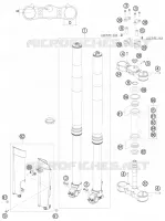 FORCELLA ANTERIORE / PIASTRA STERZO INFERIORE