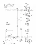 FORCELLA ANTERIORE / PIASTRA STERZO INFERIORE