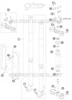FORCELLA ANTERIORE / PIASTRA STERZO INFERIORE