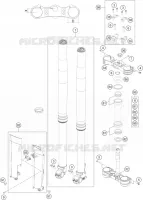 FORCELLA ANTERIORE / PIASTRA STERZO INFERIORE