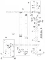 FORCELLA ANTERIORE / PIASTRA STERZO INFERIORE