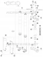 FORCELLA ANTERIORE / PIASTRA STERZO INFERIORE
