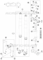 FORCELLA ANTERIORE / PIASTRA STERZO INFERIORE