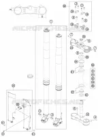 FORCELLA ANTERIORE / PIASTRA STERZO INFERIORE