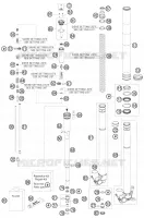 FORCELLA ANTERIORE (COMPONENTI)