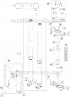 FORCELLA ANTERIORE / PIASTRA STERZO INFERIORE