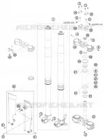 FORCELLA ANTERIORE / PIASTRA STERZO INFERIORE