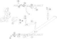 CAVALLETTO LATERALE / CENTRALE