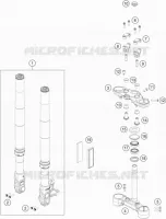 FORCELLA ANTERIORE / PIASTRA STERZO INFERIORE