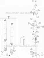 FORCELLA ANTERIORE / PIASTRA STERZO INFERIORE