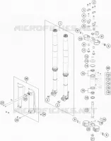 FORCELLA ANTERIORE / PIASTRA STERZO INFERIORE