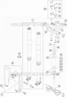 FORCELLA ANTERIORE / PIASTRA STERZO INFERIORE