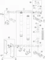 FORCELLA ANTERIORE / PIASTRA STERZO INFERIORE