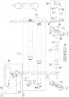 FORCELLA ANTERIORE / PIASTRA STERZO INFERIORE