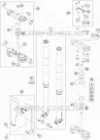 FORCELLA ANTERIORE / PIASTRA STERZO INFERIORE
