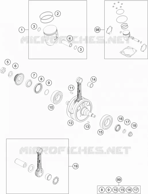 ALBERO MOTORE / PISTONE