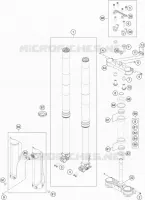 FORCELLA ANTERIORE / PIASTRA STERZO INFERIORE