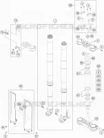 FORCELLA ANTERIORE / PIASTRA STERZO INFERIORE