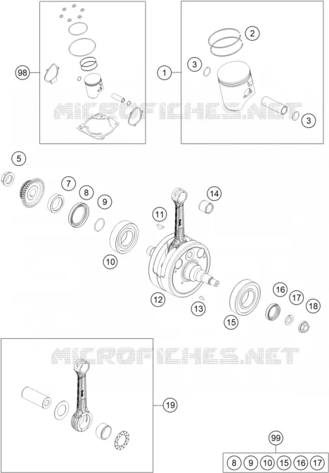 ALBERO MOTORE / PISTONE