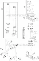 FORCELLA ANTERIORE / PIASTRA STERZO INFERIORE