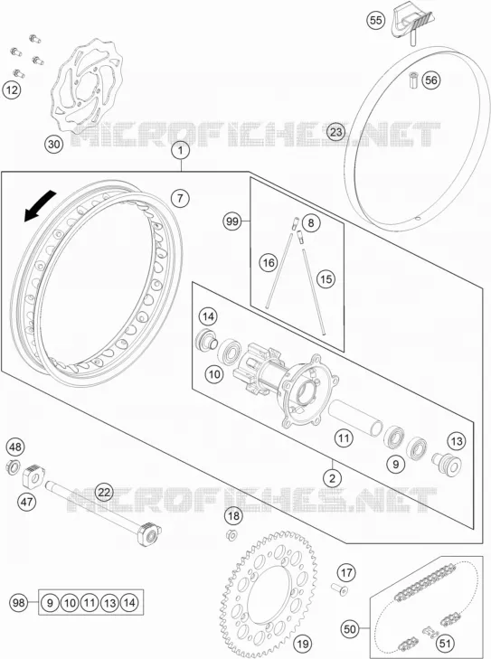 RUOTA POSTERIORE