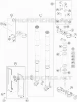 FORCELLA ANTERIORE / PIASTRA STERZO INFERIORE