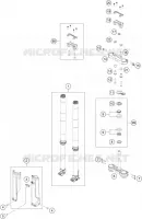 FORCELLA ANTERIORE / PIASTRA STERZO INFERIORE