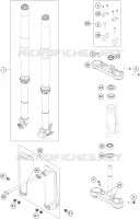 FORCELLA ANTERIORE / PIASTRA STERZO INFERIORE