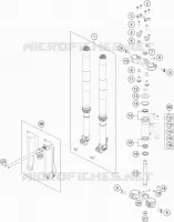 FORCELLA ANTERIORE / PIASTRA STERZO INFERIORE