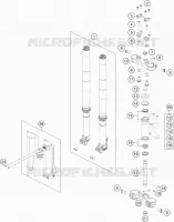 FORCELLA ANTERIORE / PIASTRA STERZO INFERIORE