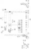 FORCELLA ANTERIORE / PIASTRA STERZO INFERIORE